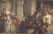 VERONESE (Paolo Caliari) Esther before Ahasuerus (mk05) painting